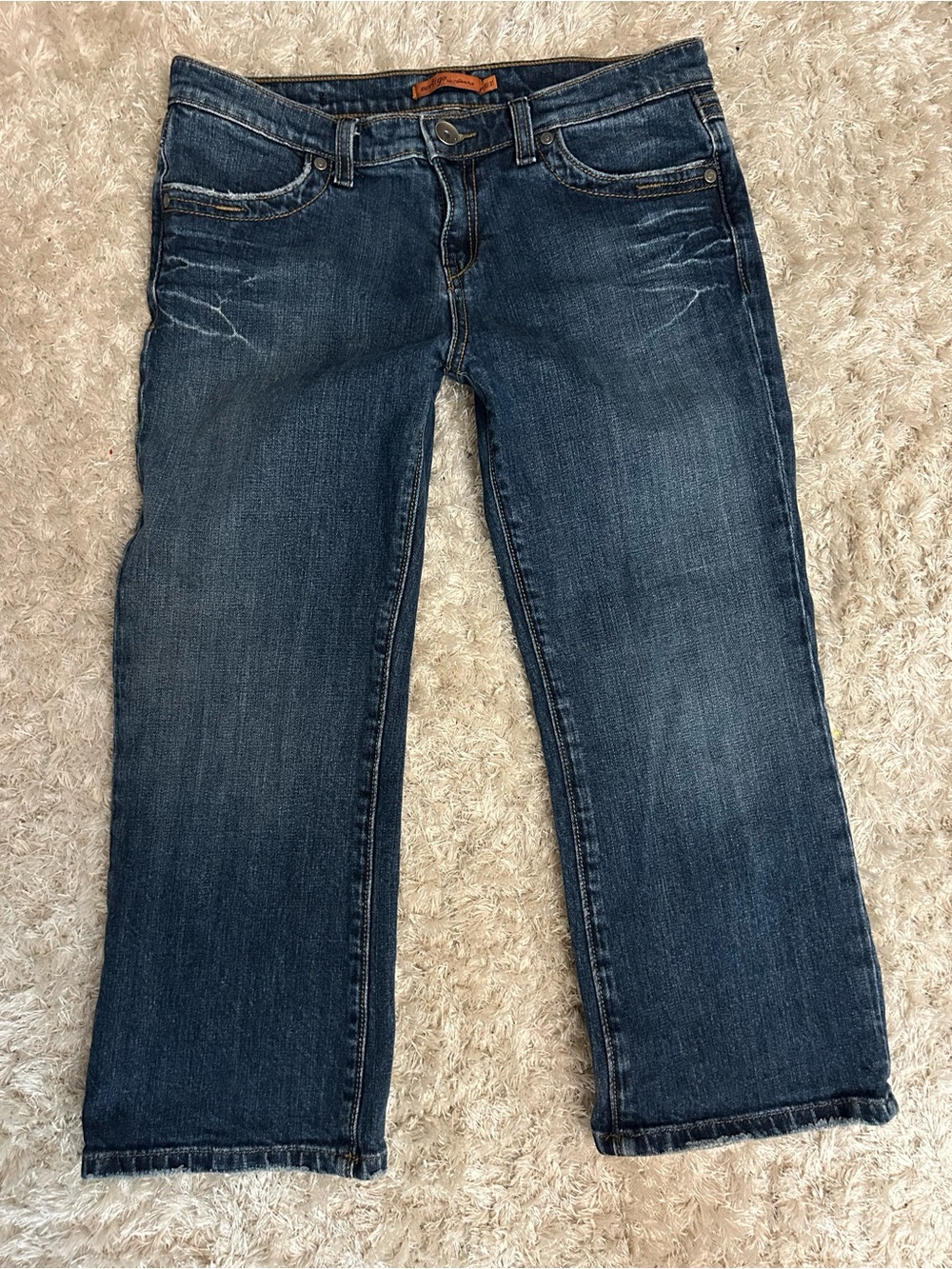 Vertigo Paris Dark Blue Cropped Women's Jeans